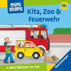 ministeps: Mein erster Bücher-Würfel: Kita, Zoo und Feuerwehr (Bücher-Set) von Ravensburger Verlag