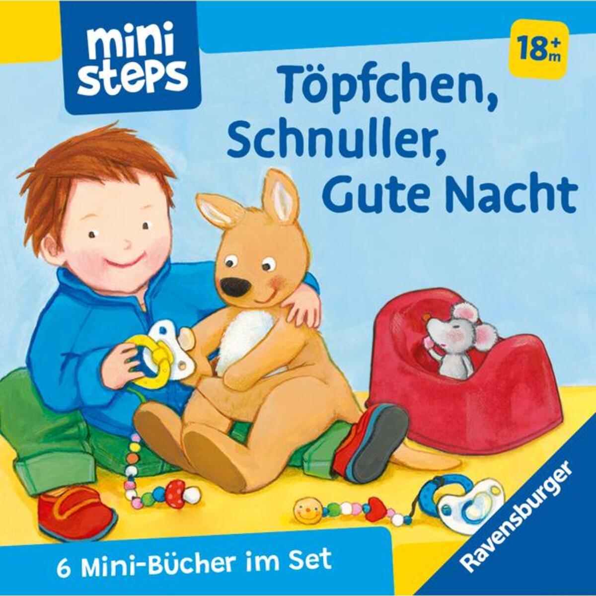 ministeps: Mein erster Bücher-Würfel: Töpfchen, Schnuller, Gute Nacht (Bücher-Se... ministeps: Mein erster Bücher-Würfel: Töpfchen, Schnuller, Gute Nacht (Bücher-Se... von Ravensburger Verlag
