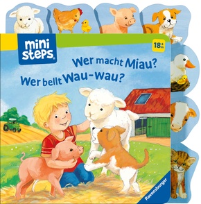 ministeps: Wer macht Miau? Wer bellt Wau-wau? ministeps: Wer macht Miau? Wer bellt Wau-wau?