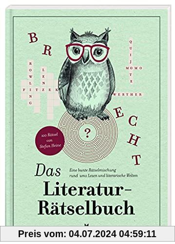 moses. Das Literatur-Rätselbuch | Eine bunte Rätselmischung rund ums Lesen und literarische Welten | 100 Rätsel von Stefan Heine