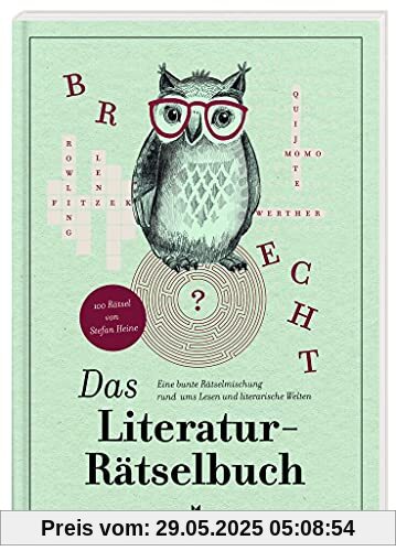 moses. Das Literatur-Rätselbuch | Eine bunte Rätselmischung rund ums Lesen und literarische Welten | 100 Rätsel von Stefan Heine