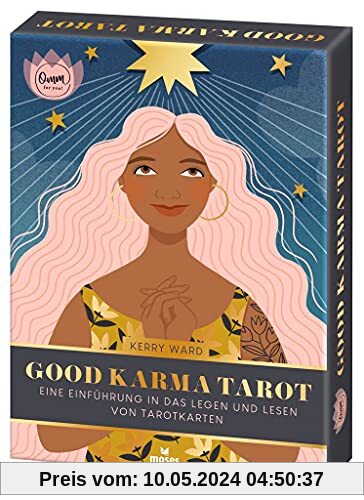 moses. Omm for you Good Karma Tarot | Eine Einführung in das Legen und Lesen von Tarotkarten | 78 Tarot-Karten und 1 Begleitbuch mit anschaulichen Anleitungen