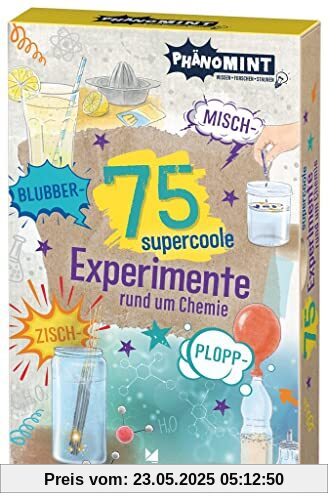 moses. PhänoMINT 75 supercoole Blubber-Zisch-Misch-Plopp-Experimente, Chemie Experimente für Kinder, naturwissenschaftliche Themen leicht erklärt, ... Forscher ab 8 Jahren: Rund um die Chemie