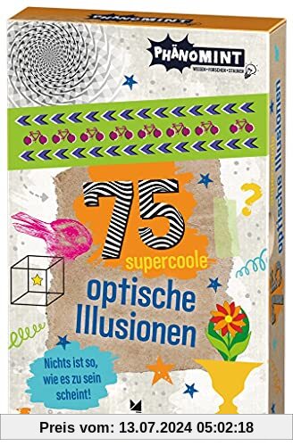 moses. PhänoMINT 75 supercoole optische Illusionen | Spannende Experimente und optische Täuschungen für clevere Kids | Kartenset für Kinder ab 9 Jahren