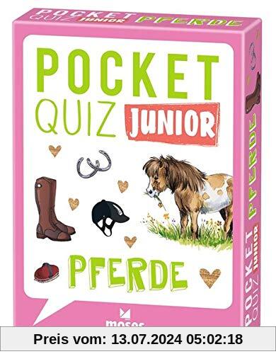 moses. Pocket Quiz Junior Pferde | Das Wissensspiel rund um das Lieblingstier | Für Kinder ab 8 Jahren