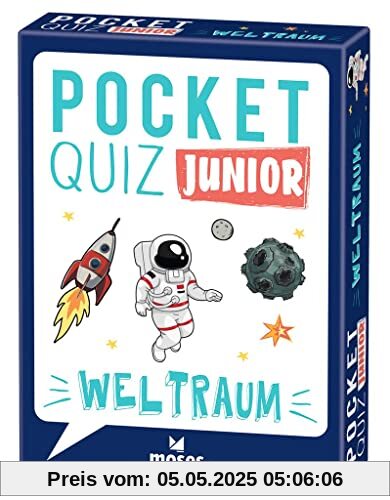 moses. Pocket Quiz Junior Weltraum | Das Ratespiel mit Fragen rund um die unendlichen Weiten des Weltalls | Für Kinder ab 8 Jahren