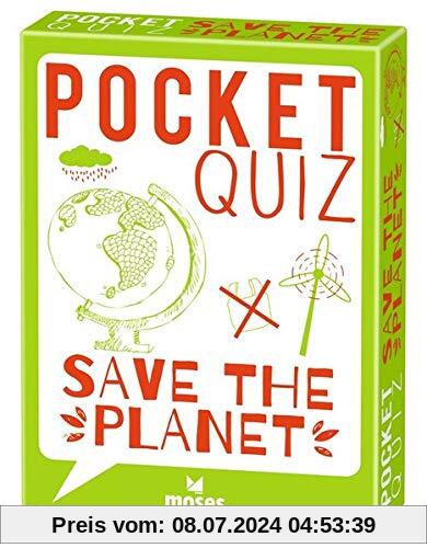 moses. Pocket Quiz Save the planet l 150 Rätsel - Fragen über den Schutz unserer Erde l Für Kinder ab 12 Jahren und Erwachsene (Pocket Quiz: Ab 12 Jahre /Erwachsene)