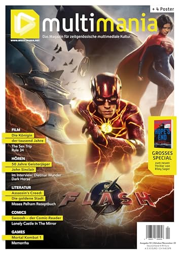 multimania - Das Magazin für zeitgenössische multimediale Kultur: Ausgabe #92 (Oktober/November 2023)