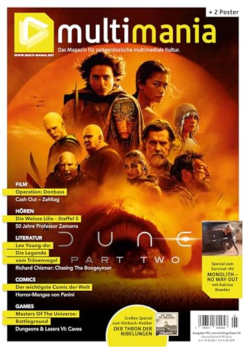 multimania - Das Magazin für zeitgenössische multimediale Kultur: Ausgabe #95 (Juni/Juli/August/September 2024) von in Farbe und Bunt