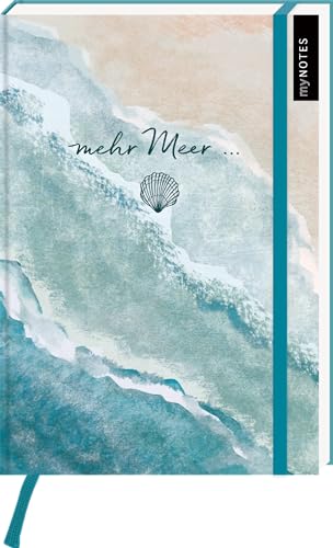 myNOTES Notizbuch A5: Mehr Meer ...: Notebook medium, gepunktet, paginiert | Notizbuch mit Meeresmotiv: Ideal als Journal, Planner oder Tagebuch von arsEdition