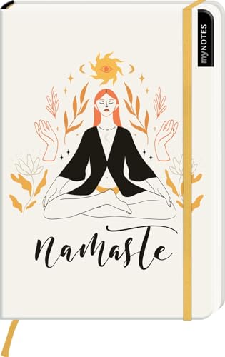 myNOTES Notizbuch A5: Namaste: Notebook medium, gepunktet | Für mehr Entspannung: Ideal als Bullet Journal oder Tagebuch von Ars Edition