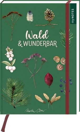 myNOTES Papeterie: Notizbuch A5 Naturschätze: Wald & wunderbar | Blankbook Medium, gepunktet, in winterlicher Naturoptik für Notizen, Pläne, Ideen von Ars Edition