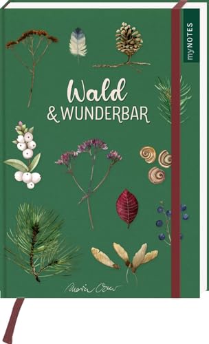 myNOTES Papeterie: Notizbuch A5 Naturschätze: Wald & wunderbar | Blankbook Medium, gepunktet, in winterlicher Naturoptik für Notizen, Pläne, Ideen von arsEdition