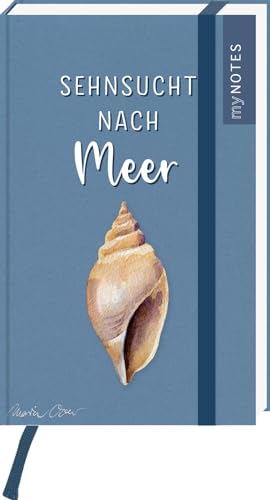 myNOTES Papeterie: Notizbuch A6 Naturschätze: Sehnsucht nach Meer | Maritimes Mini-Blankbook, gepunktet, ideal für Notizen unterwegs von arsEdition