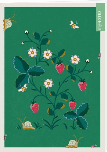 myNOTES Papeterie: Notizheft Cottage Style: Erdbeeren: Heft liniert A5, für Notizen und gute Ideen unterwegs myNOTES Papeterie: Notizheft Cottage Style: Erdbeeren: Heft liniert A5, für Notizen und gute Ideen unterwegs
