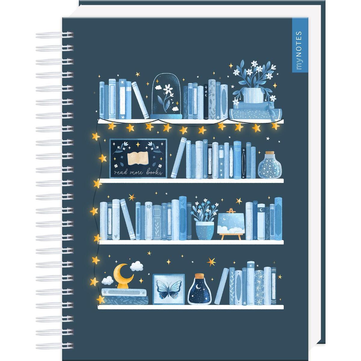 myNOTES Papeterie: Ringbuch Bücherregal von Ars Edition GmbH