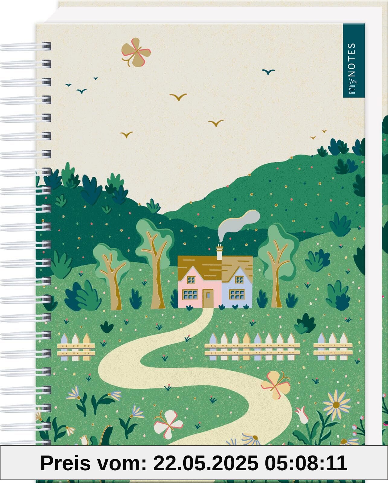 myNOTES Papeterie: Ringbuch Cottage Style: Mein Cottage-Garten: Notizbuch mit Spirale, florales Design, punktkariert, für Kreatives und Erinnerungen myNOTES Papeterie: Ringbuch Cottage Style: Mein Cottage-Garten: Notizbuch mit Spirale, florales Design, punktkariert, für Kreatives und Erinnerungen