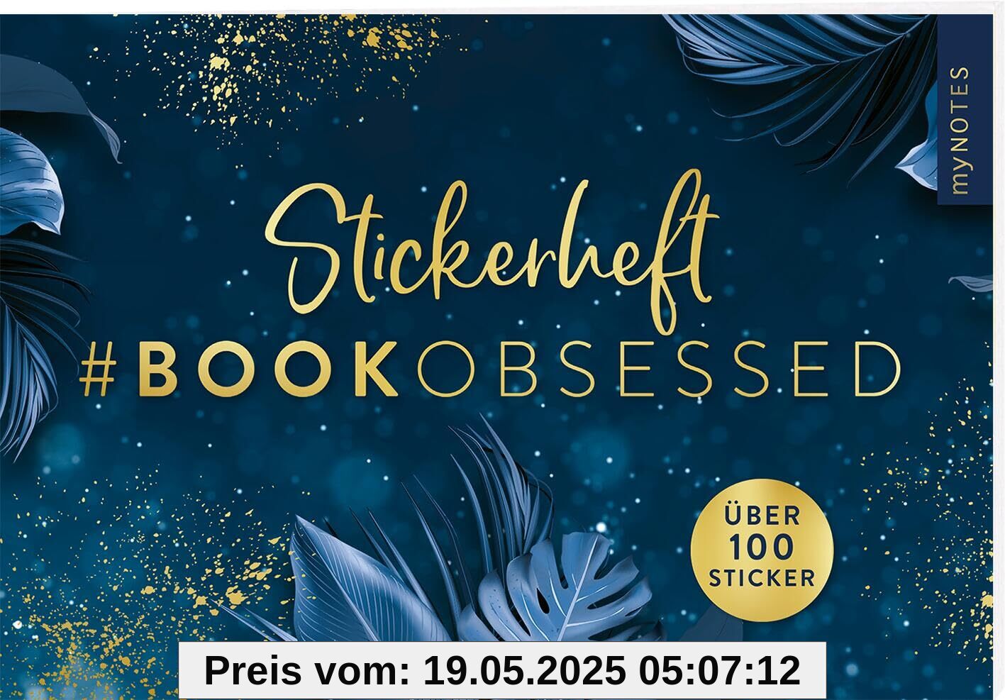 myNOTES Papeterie: Stickerheft Romance: #BOOKOBSESSED | Über 100 Sticker, perfekt für (Dark) Romance Fans