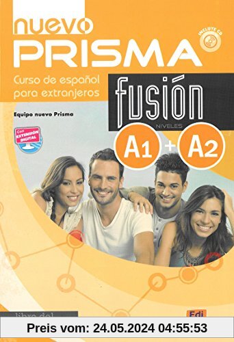 nuevo Prisma Fusión A1+A2 Alumno + CD: Curso de Espanol para Extranjeros
