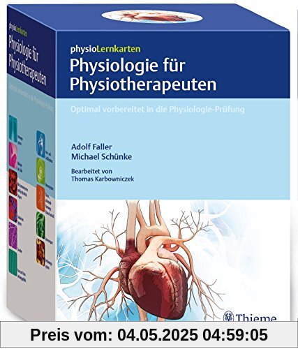 physioLernkarten - Physiologie für Physiotherapeuten