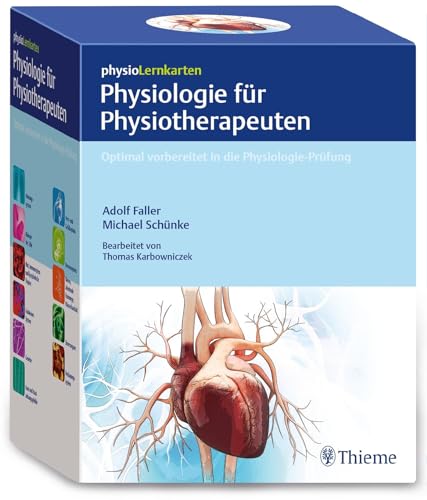 Georg-Thieme Verlag physioLernkarten, Physiologie für Physiotherapeuten, 415 Karten, Physiologie Lernen