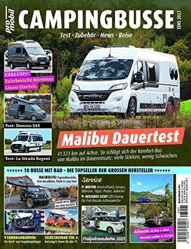 pro mobil Extra Campingbusse - Malibu Dauertest: Das Vanlife Magazin - Heft 01/2023 von Motorbuch Verlag