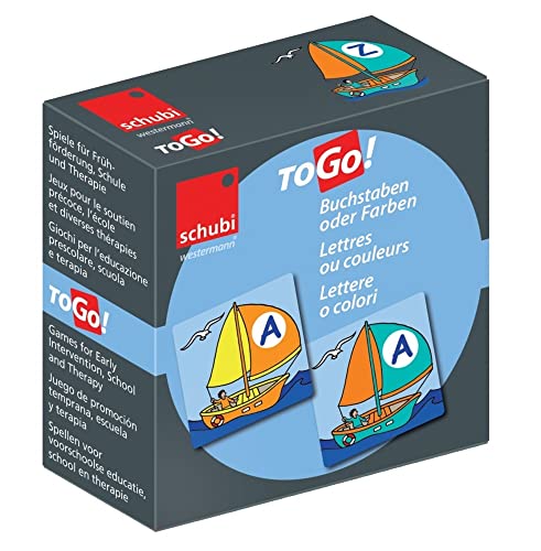 schubi ToGo: Buchstaben oder Farben (SCHUBI ToGo: Spiele zur visuellen Wahrnehmung)