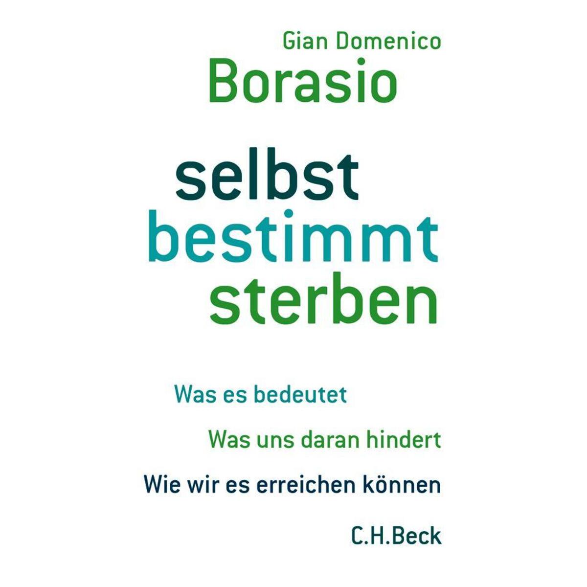 selbst bestimmt sterben von C.H. Beck