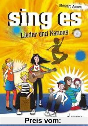 sing es: Lieder und Kanons. Liederbuch mit CD.: 50 Lieder und Kanons. Schwierigkeitsgrad 2