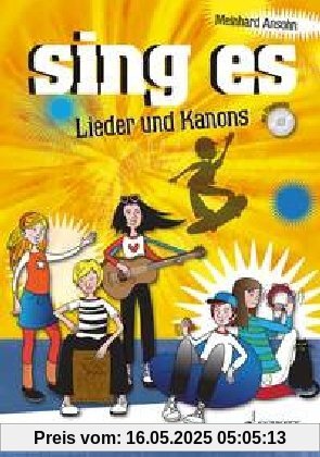 sing es: Lieder und Kanons. Liederbuch mit CD.: 50 Lieder und Kanons. Schwierigkeitsgrad 2