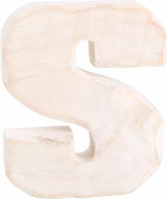 small foot 1236 - Holzbuchstabe S, weiß lasiert, Höhe: 15 cm von Legler