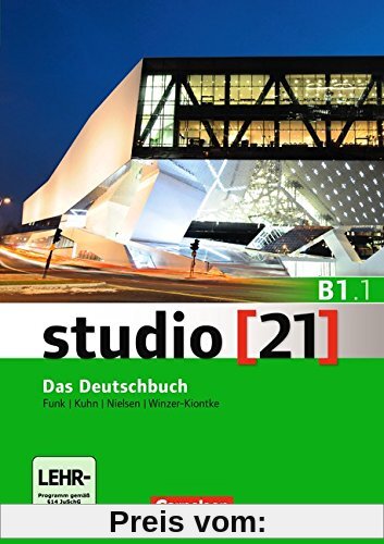 studio [21] - Grundstufe: B1: Teilband 1 - Das Deutschbuch (Kurs- und Übungsbuch mit DVD-ROM): DVD: E-Book mit Audio, interaktiven Übungen, Videoclips