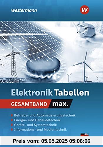 tabellen max.: Elektrotechnik: Tabellenbuch tabellen max.: Elektrotechnik: Tabellenbuch