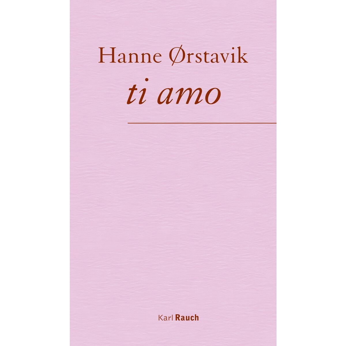 ti amo von Rauch, Karl Verlag