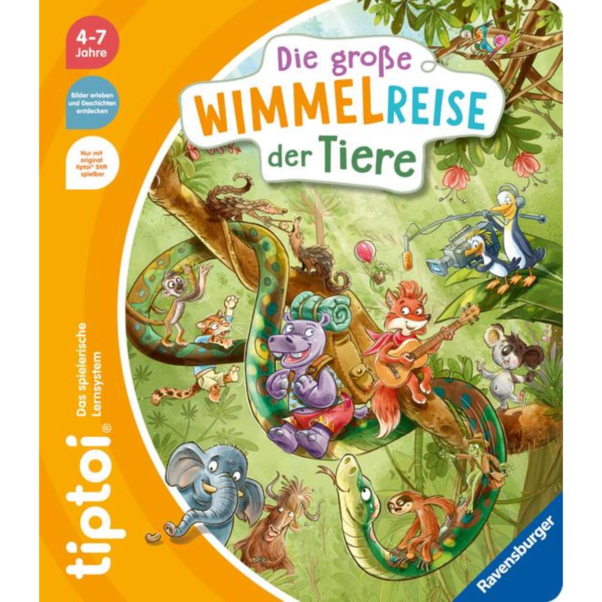 tiptoi® Die große Wimmelreise der Tiere von Ravensburger Verlag