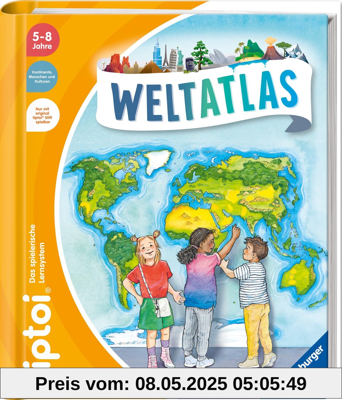 tiptoi® Weltatlas, Buch für Kinder ab 5 Jahre