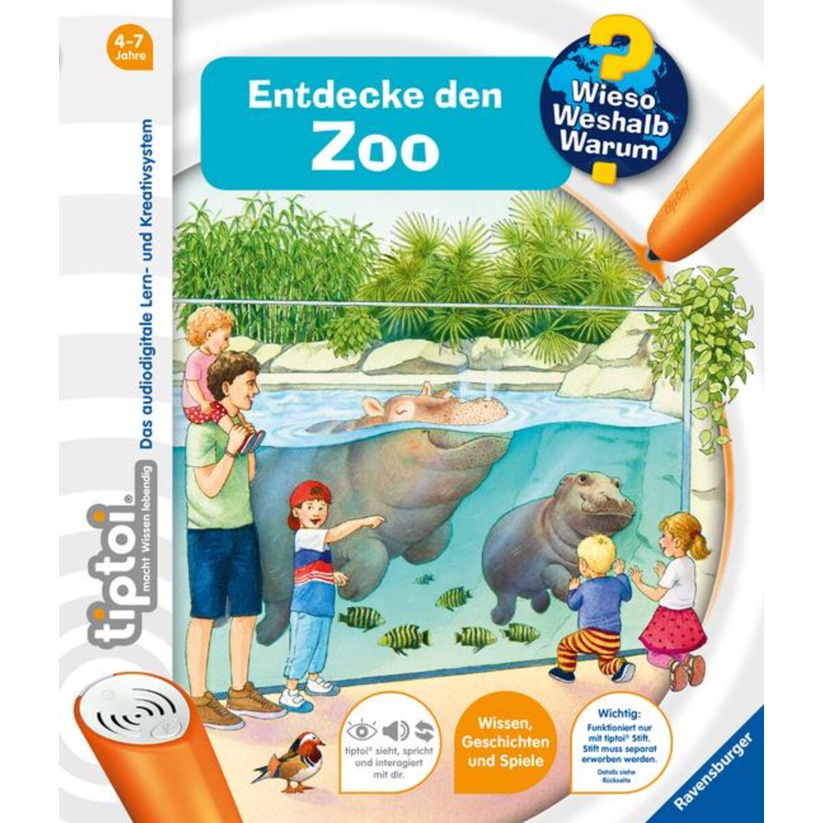 tiptoi® Wieso? Weshalb? Warum? Entdecke den Zoo (Band 20) von Ravensburger Verlag