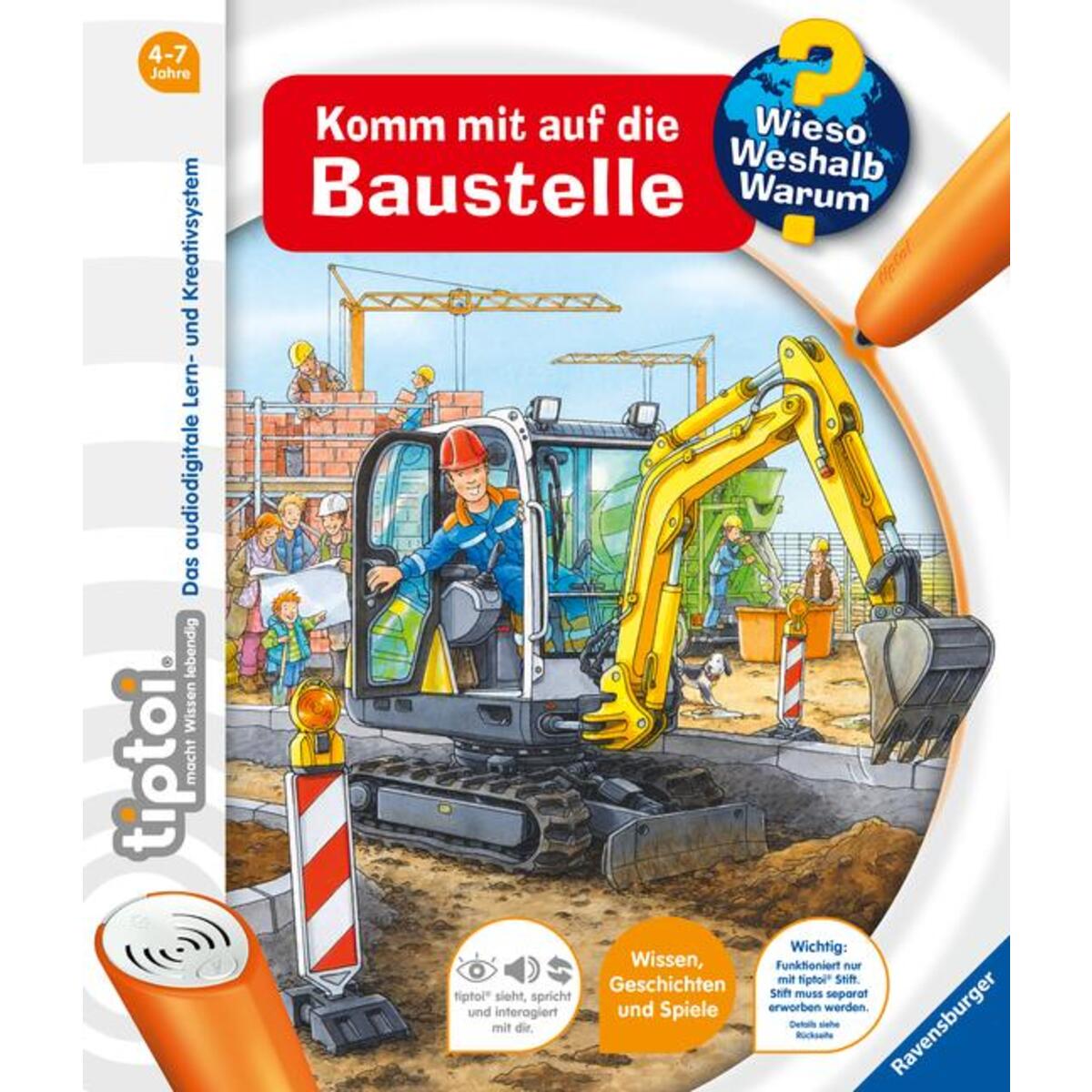 tiptoi® Wieso? Weshalb? Warum? Komm mit auf die Baustelle von Ravensburger Verlag