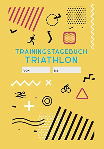 Trainingstagebuch Triathlon: Tageskalender A5 für Triathleten und Ausdauersportler