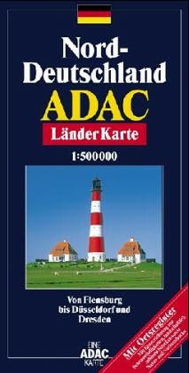 ADAC Karte, Norddeutschland ADAC Karte, Norddeutschland