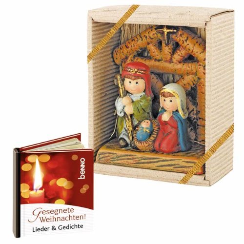 Gesegnete Weihnachten! Krippe und Mini-Buch: Lieder und Gedichte Gesegnete Weihnachten! Krippe und Mini-Buch: Lieder und Gedichte