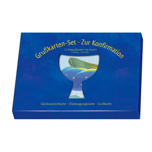 Grußkarten-Set - Zur Konfirmation (Boot)