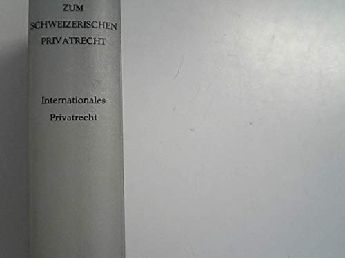 Kommentar zum Schweizerischen Privatrecht, Internationales Privatrecht