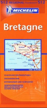 Michelin Karten, Bl.517 : Bretagne (Cartes Régionale) von Travel House Media