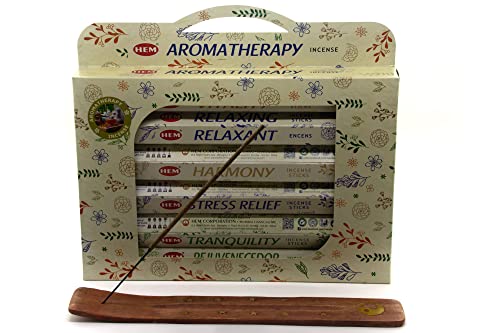 Scentolino Räucherstäbchen Set Aroma-Therapie 6er Pack + Stäbchenhalter Scentolino Räucherstäbchen Set Aroma-Therapie 6er Pack + Stäbchenhalter