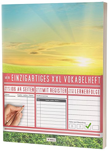 Mein Einzigartiges XXL Vokabelheft: 100+ Seiten, 2 Spalten, Register / Lernerfolge auf jeder Seite zum Abhaken / PR101 "Frühlings Motiv" / DIN A4 Softcover Mein Einzigartiges XXL Vokabelheft: 100+ Seiten, 2 Spalten, Register / Lernerfolge auf jeder Seite zum Abhaken / PR101 "Frühlings Motiv" / DIN A4 Softcover