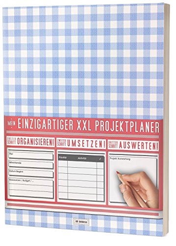 Mein Projektplaner / Planen, Umsetzen, Auswerten! / 122 Seiten, Register, Kontakte uvm. / PR201 "Picknick“ / DIN A4 Soft Cover