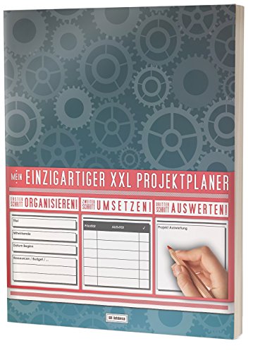 Mein Projektplaner / Planen, Umsetzen, Auswerten! / 122 Seiten, Register, Kontakte uvm. / PR201 "Zahnräder“ / DIN A4 Softcover Mein Projektplaner / Planen, Umsetzen, Auswerten! / 122 Seiten, Register, Kontakte uvm. / PR201 "Zahnräder“ / DIN A4 Softcover von CREATESPACE