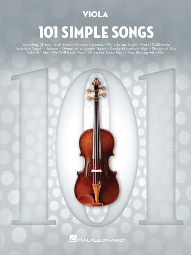 101 Simple Songs. Viola Solo.: For Viola 101 Simple Songs. Viola Solo.: For Viola von Hal Leonard