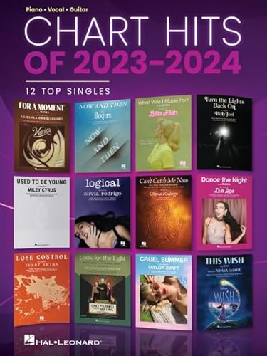 Chart Hits of 2023-2024 - Piano/Vocal/Guitar Songbook von Hal Leonard Publishing Corporation